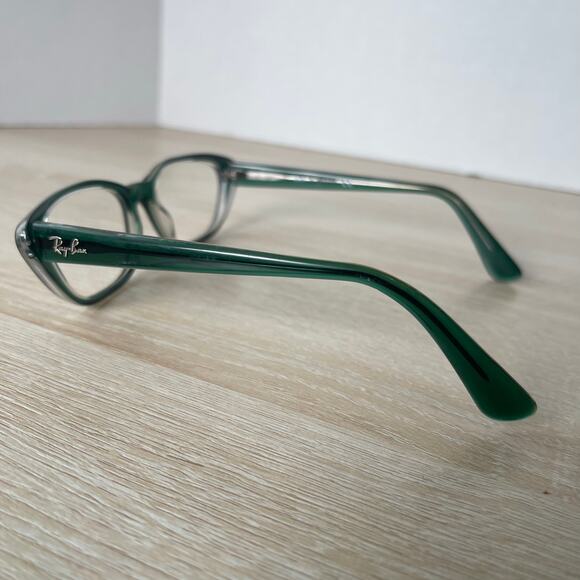 Ray-Ban RB5242 5162 Eyeglasses Green Crystal Cat Eye 53-18-140 Frames Only - Picture 7 of 8